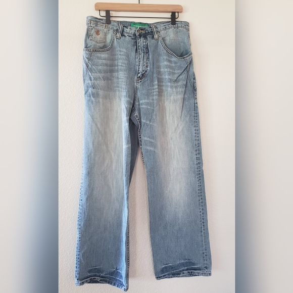 Rocawear Other - 🖤ROCAWEAR Light Wash Blue Denim Jeans 34